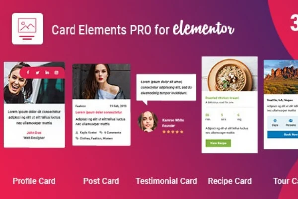 Card Elements Pro for Elementor
