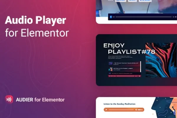 Audier – Audio Player with Controls Builder for Elementor