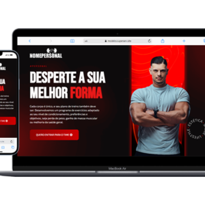 Landingpage para personal trainer