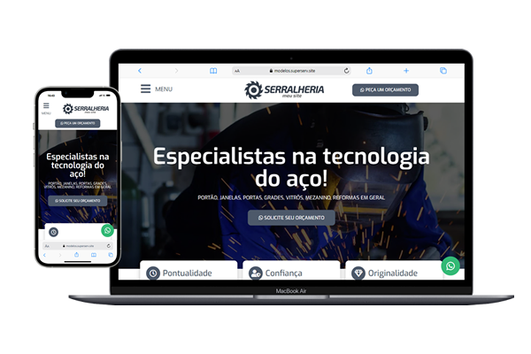 Site para Serralheria