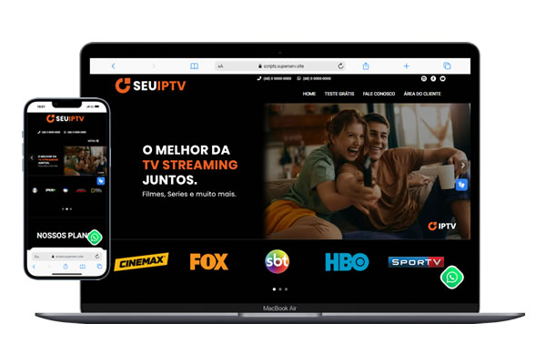 Script Site para IPTV PHP