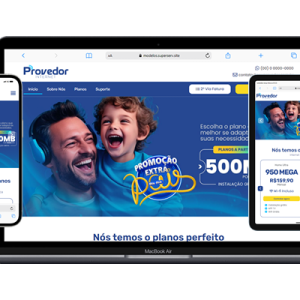 Site para provedor de internet