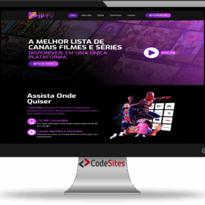 Site para IPTV - Desenvolvido em WordPress com Elementor
