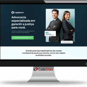 Landing Page para Advogados - WordPress + Elementor, Totalmente Editável