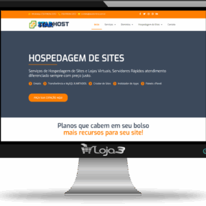 Site para empresa de hospedagem e revenda de Hospedagem 2024
