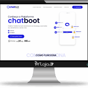 Script Site para Venda de Chatboot em WorPress 2024