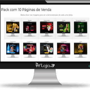 Pack com 10 Páginas De Vendas(Landing Page) Elementor