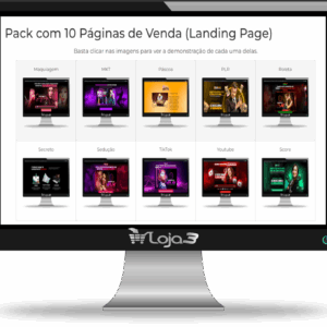 Pack com 10 Páginas de Venda (Landing Page)
