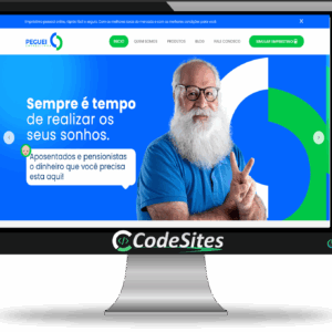 Template de Site para Financeiras Empréstimo - WordPress e Elementor 2024