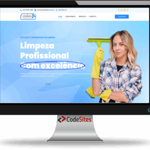 Site para Empresa de Limpeza e Prestadora de Serviços - WordPress + Elementor