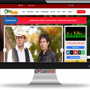 Script Site Para Web Rádio Online Pacotão de Vinhetas 2025