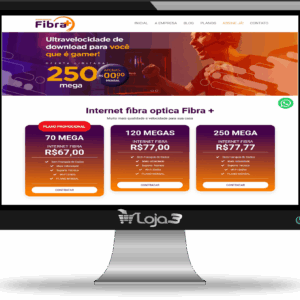 Site para Provedores de Internet 100% responsivo em PHP com Painel Administrativo 2025