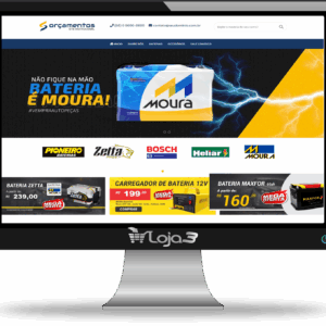 Site Script Loja Virtual Venda de Baterias 100% responsivo em PHP 2025