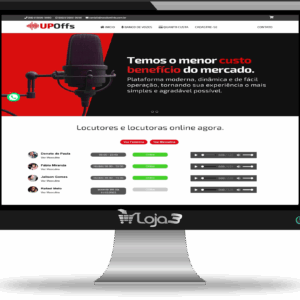 Script Site para Locutores 100% responsivo em PHP com Painel Administrativo 2025