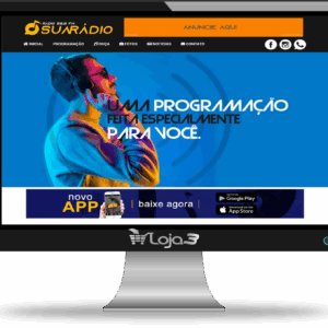Script Site para Web Rádio Online 100% responsivo em PHP MySQL 2025