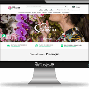 Loja Virtual Script Site para Floricultura em PHP com Painel Administrativo 2025