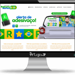 Site em PHP para Políticos com Painel Administrador 2024